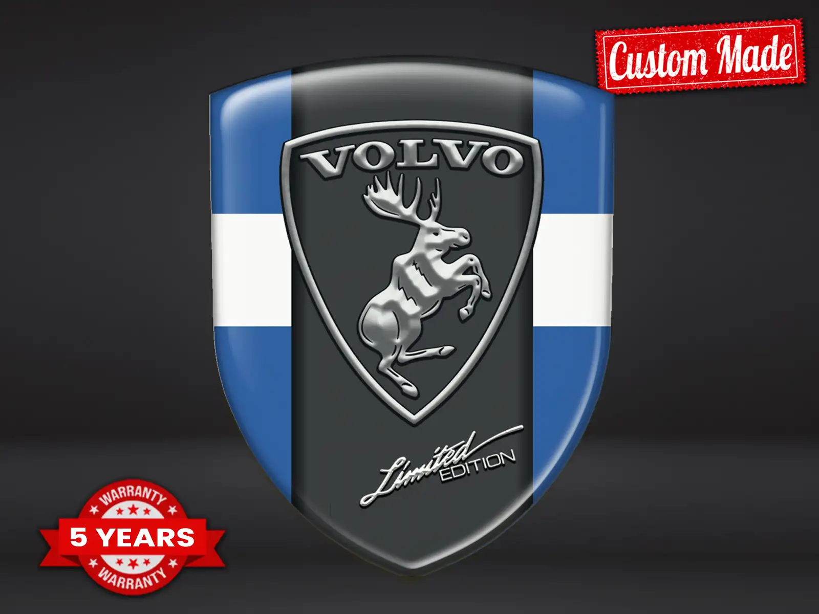 Volvo Car Banner Sticker Max Resilient Current Pro Chic